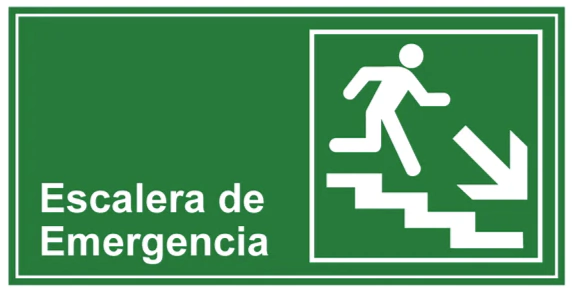 ESCALERA DE EMERGENCIA ABAJO DERECHA VEA-DO8