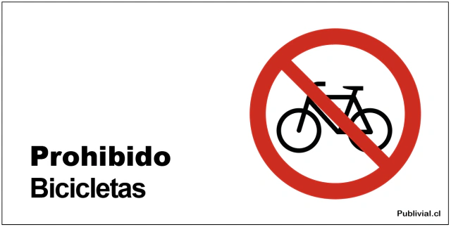 Prohibido bicicletas