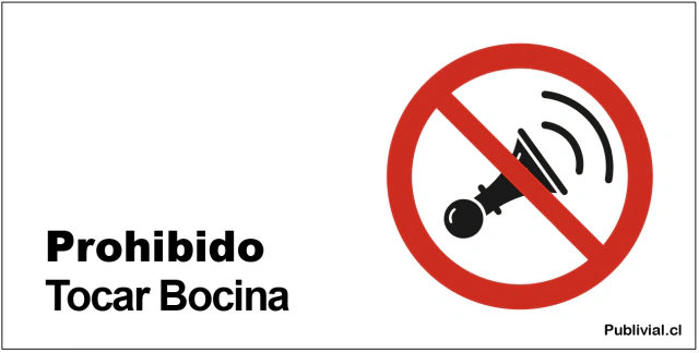 Prohibido tocar bocina