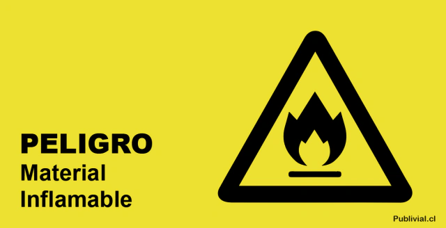 Peligro Material Inflamable SAP-05