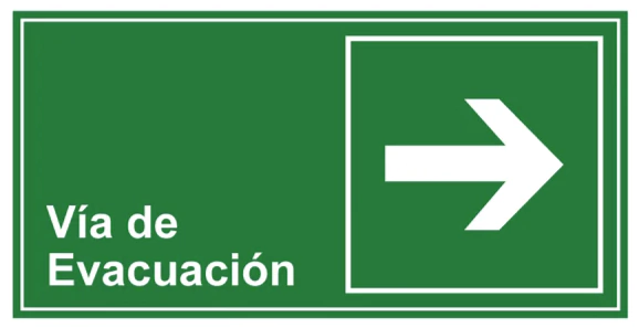 Vía de evacuación